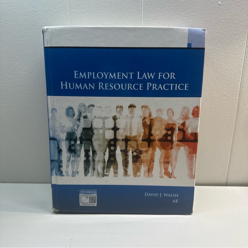 Mind tap course  list. Employment law for human resource